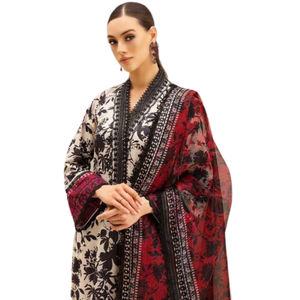 Prix pas cher Robes décontractées de qualité supérieure pour la saison d'hiver du Pakistan Robes à manches longues respirantes lavables et lavables pour femmes - Product Image 5