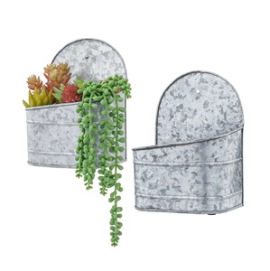 hot sale Galvanized Planters In new Design Metal <b>garden</b> Pots And Planters In Wholesale price new Look Metal <b>garden</b> Planters - Product Image 3