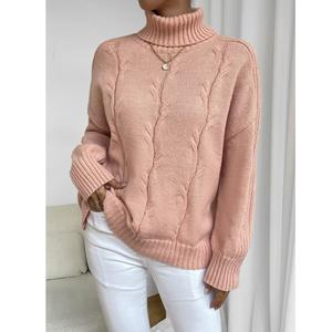 Winter <b>Woolen</b> <b>Women's</b> Round Neck Custom <b>Sweater</b> <b>Women's</b> <b>Sweater</b> Crew Neck Pullovers Supplier From BD - Product Image 2