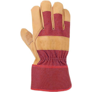 Guantes de seguridad de cuero de grano de vaca de alta calidad Guantes de trabajo industriales con protección reforzada Rigger Estilo canadiense - Product Image 4