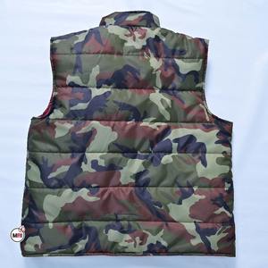 Chaleco Reversible sin mangas de invierno para hombre, chaleco acolchado suave transpirable con cuello levantado y bolsillo con cremallera para deportes al aire libre, cálido - Product Image 2