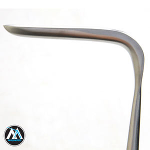 Retractor CZERNY de 9 Pulgadas para Estómago, Intestino y Recto, Instrumentos de Acero Inoxidable, Retractor Quirúrgico MAQNSCO - Product Image 4