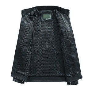 Chaqueta de invierno de cuero de venta en línea de tamaño adulto hecha en chaquetas de cuero de la mejor calidad en stock nuevo - Product Image 3