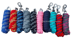 Haute qualité rose clair coton plomb corde Portable robuste Poly laiton Snap tressé conception chaussures équestres pour chevaux - Product Image 3