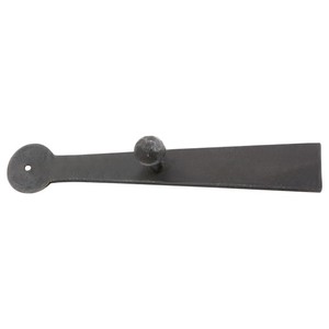 Loquet décoratif noir antique, vintage, traditionnel, de designer, fait main, en fer forgé, quincaillerie de porte pour villa, garantie 2 ans - Product Image 1