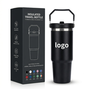 Borracce Termiche da 30oz All'ingrosso, Tazza da Viaggio in Acciaio Inossidabile Isolato con Coperchio e Manico - Product Image 1