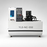 Scie à découper automatique à double séparation YLS-NC-550 pour aluminium, 550 mm, alimentation servo, pour atelier de fabrication de fenêtres et de portes