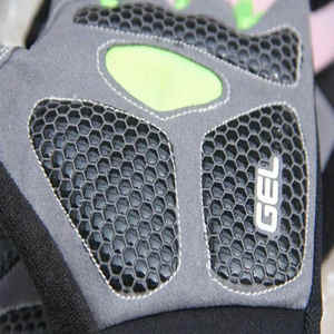 Prix de gros Gants de cyclisme antidérapants personnalisés Gants de cyclisme demi-doigt en cuir de sécurité pour le fitness Gants de course cycliste sportive - Product Image 4