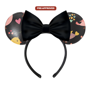 Serre-tête personnalisé en vinyle noir pour filles, accessoire de mode pour cheveux à peindre soi-même, idéal pour la création de motifs. - Product Image 1