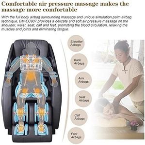 Sillón de Masaje de Cuerpo Completo con Gravedad Cero, Masaje Shiatsu con Calor, Rodillos para Pantorrillas, Altavoces, Control por Voz y Escaneo Corporal Inteligente - Product Image 5