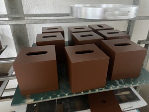 Lacquer Jewelry <b>Box</b> / <b>Tissue</b> <b>Box</b> Coaster Tray Can Print 3D Nice OEM Customized Logo Item Packaging Pcs Color Accept ODM - Product Image 5