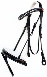 Caballo Snaffle Cuero Brida Profesionales Elección - Product Image 4