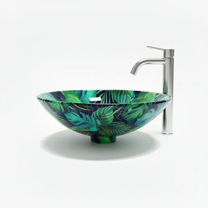 Leaf Design Metal Table Top Wash Basin High Quality <b>Bathroom</b> Vessel <b>Sink</b> Decorative Countertop <b>Bowl</b> Factory Supplier Exporter - Product Image 1