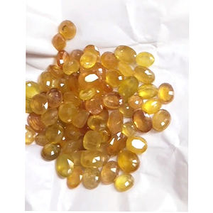 79 pièces de saphir jaune de Bangkok 10mm à 14mm facette ovale 308 Cts Iroc ventes pierres précieuses en vrac chauffées de haute qualité coupées US $185 tout - Product Image 4