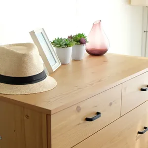 Sturdy Wooden Tall <b>Storage</b> Dresser <b>Chest</b> Cabinet Organizer Unit 5-Drawer <b>Chest</b> - Product Image 4