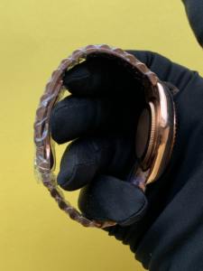 Montre-bracelet analogique japonaise automatique et personnalisée en acier inoxydable de ton or pour hommes, mode de luxe au prix le plus bas - Product Image 5