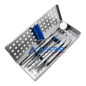 Le kit en acier le plus vendu d'examen dentaire d'étudiant inclut des équipements dentaires de la CE de source d'alimentation manuelle de sonde de poignée de miroir - Product Image 5
