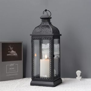 Unique Design Wedding and Party Decor <b>Black</b> Colour <b>Metal</b> Hanging Lantern <b>Candle</b> <b>Holder</b> at Affordable Prices - Product Image 5