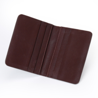 VAND VL588 Dompet Kartu Kulit Asli Unisex Stylish Slim, Anti RFID, Lapisan Katun Berkualitas Tinggi, Penutup Lipat Pendek