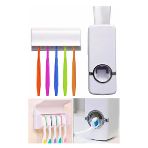 Exprimidor de Pasta Dental de Plástico y Soporte para 5 Cepillos de Dientes, Juego de Accesorios de Baño de Turquía - Product Image 4