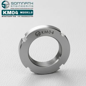 ตัวล็อค KM04น๊อตตัวล็อกเพลาแบบเมตริกที่แม่นยำ M20X1.0สำหรับยึดสเตนเลสสตีล - Product Image 3