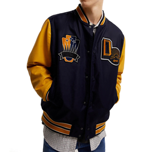 2025 Vintage Letterman <b>Varsity</b> <b>Bomber</b> <b>Jacket</b> <b>Men</b> Slim Fit Breathable Quick-Dry V-neck Winter Logo Front Customizable High - Product Image 6