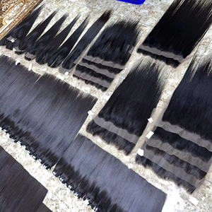 Extensiones de Cabello Humano Vietnamita 100% Naturales, Invisibles, Negras, de Alta Calidad, Duraderas, con Encaje Transparente, 2025 - Product Image 1