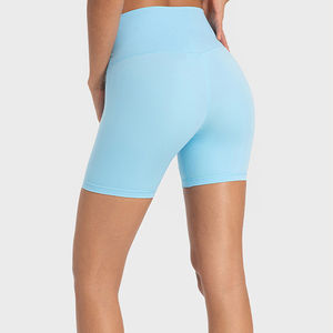 Shorts de yoga pour femmes tendance, anti-plis, séchage rapide, respirants, taille haute, confortables, couleur personnalisable, haute qualité - Product Image 4