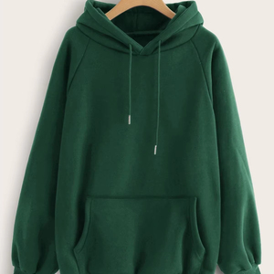 Sudadera Moderna, Transpirable y Ecológica, Lisa y Teñida, para Invierno, Cómoda, Mezcla de Poliéster/Algodón, Diseño Bordado con Cuentas, Digital - Product Image 1