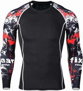 MMA Rashguard Compression Pantalon Ensemble Waseem Impex OEM Personnalisable Workout Compression Wear Stretched & Washed BJJ & Fight Wears - Product Image 1