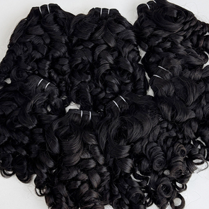 Extensiones de Cabello Humano Ondulado Premium de Camboya, Proveedor de Cabello Virgen, Color Natural, Textura Suave - Product Image 5