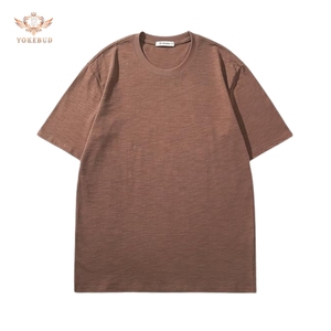 T-shirt en coton pur 100% surdimensionné, personnalisé avec impression, manches courtes, col rond, logo frontal, style mode et formel, disponible en blanc et en tailles plus, vente en gros - Product Image 3