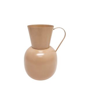 Ensemble de 3 vases à fleurs en métal fer décoratifs pour la maison moderne pot de fleurs en émail bicolore de taille moyenne de style classique pour table en vrac - Product Image 6