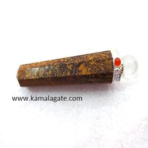 Vente en gros de baguette de guérison en cristal naturel Agate semi-précieuse Labrodolite Boule de quartz sculptée Pierre précieuse pour la guérison des chakras - Product Image 2