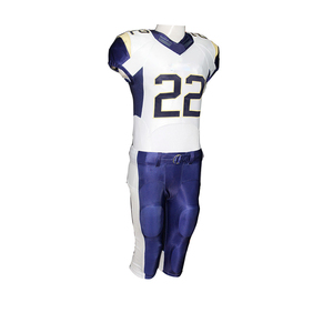 Uniforme de Fútbol Americano en Oferta, Conjunto de Manga Corta, Transpirable, de Secado Rápido, Color Personalizado, para Equipos Adultos - Product Image 5