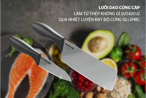 2024 Meilleur prix Ensemble de couteaux 2 pièces en acier inoxydable écologique KS-KN2E1 directement de l'usine Sunhouse au Vietnam pour les familles - Product Image 2