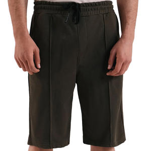 Short pour homme de haute qualité, respirant, décontracté, taille moyenne, fermeture par cordon de serrage, couleur unie, pour homme - Product Image 2