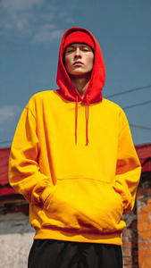 Sudadera con Capucha Holgada para Hombre, Estilo Sublimado, Hombros Caídos, Forro Polar Grueso, Sudadera con Capucha Extra Grande para Hombre, Invierno - Product Image 5