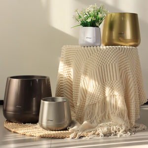 Jardinières en plastique auto-arrosantes de 5.11 à 33.66 pouces de haut pour plantes d'intérieur Pots en plastique décoratifs pour plantes niveau d'eau Ind - Product Image 4