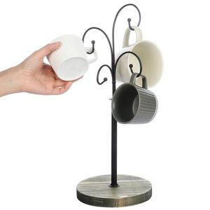 Mug stand coffee mug holder luxury modern design for home kitchenware hotel <b>tabletop</b> kitchen counter made in india wholesale - Product Image 6