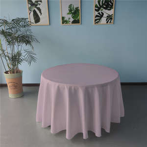 Bán buôn tùy chỉnh được trang bị Trắng <span class=keywords><strong>Polyester</strong></span> khăn trải bàn tròn cho đám cưới và các sự kiện đặc biệt - Product Image 3