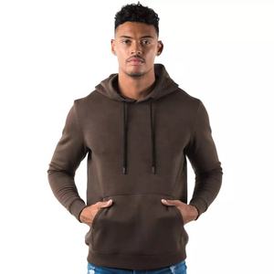 Premium Heavy Fleece Pullover Hombres Sudadera con capucha 100% Algodón Slim Fit Diseño Nuevo Estampado forrado Tejido Sudadera con capucha - Product Image 3