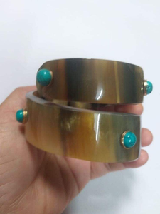 Bracelet spirale en corne de buffle style animal pour femme, fait main, durable, couleur naturelle, bijoux d'inspiration antique - Product Image 6