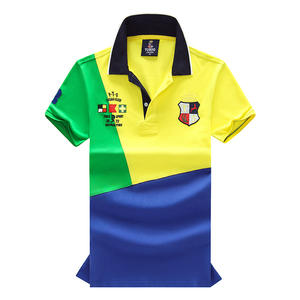 Golf de alta calidad para hombres para Polos manga corta 100% algodón Casual moda personalizado impreso bordado patrón sólido - Product Image 5