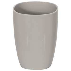 Spirella Pure Collection, Portaspazzolino 7,5x7,5x10 cm, Polistirolo, Beige - Product Image 1