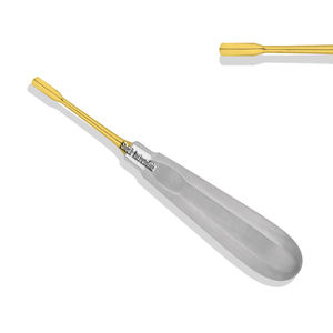 Elevador de raíz de acero inoxidable curvo de 3,5mm de alta calidad #41 Extracción manual de dientes Instrumento oral Instrumentos quirúrgicos dentales - Product Image 3