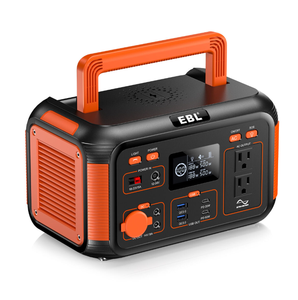 Station d'alimentation portable EBL de qualité supérieure, 300W (pic 600W), batterie au lithium, générateur solaire pour le camping - Product Image 1