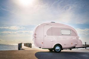 Personalizado al aire libre Camping coche fuera de la carretera remolque de viaje Mini lágrima Camper Van RV caravana remolque para la venta - Product Image 5