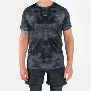 Mi-manches ultra-extensible pour hommes, protection contre les éruptions cutanées haute flexibilité, Jiu-Jitsu, tissu spandex-polyester, vêtements d'arts martiaux - Product Image 1