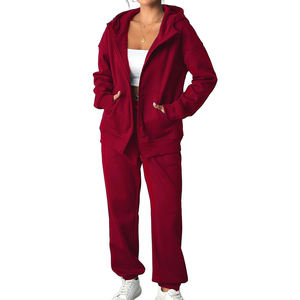 Chándales informales de invierno para mujer, ropa de calle de manga larga con estampado personalizado, chándal único transpirable para mujer - Product Image 3